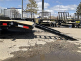 84in x 18' Equipment Trailer with Dove Tail 2022 Black CF8418A252