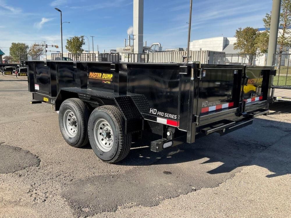 HD Low Profile 8214 14' x 82in Dual Tandem Axle Master Dump Trailer New MD8214