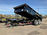 HD Low Profile 8214 14' x 82in Dual Tandem Axle Master Dump Trailer New MD8214