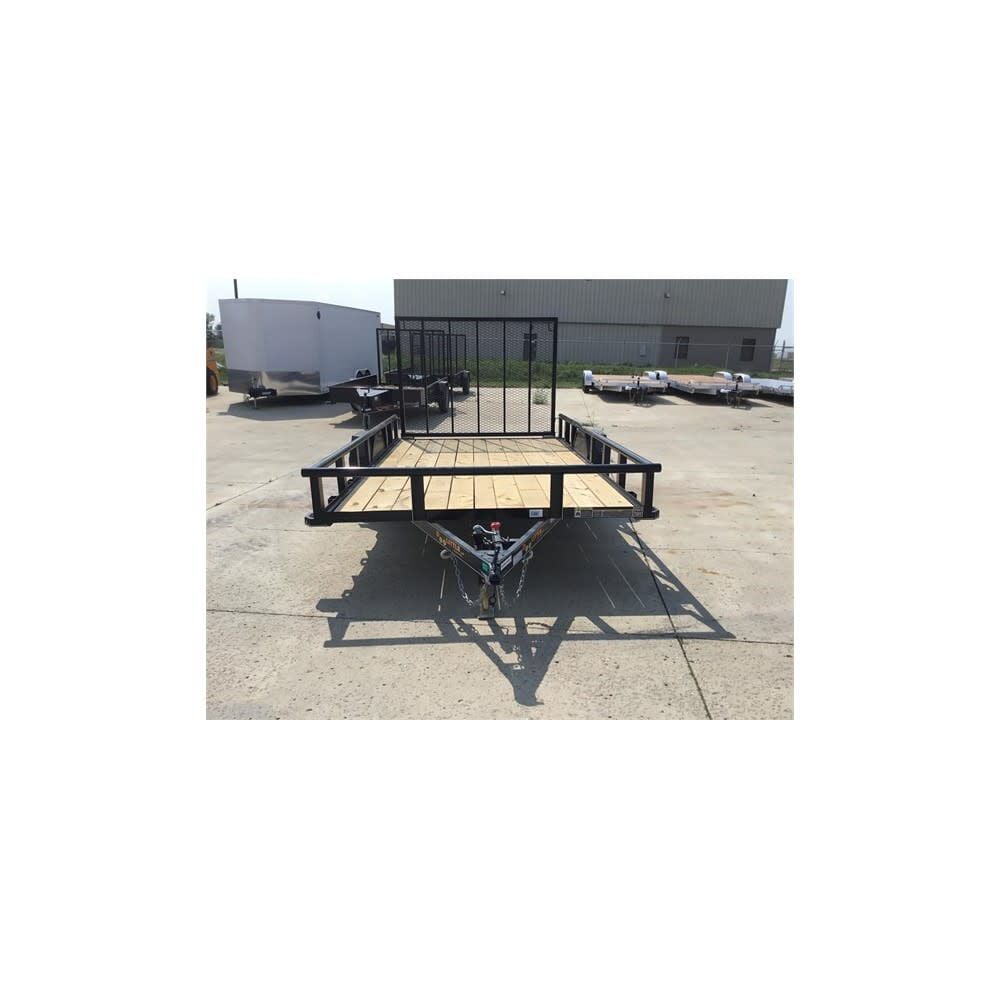 HD Pro 8412 Pipe Top 12' 3500 Lbs Single Axle Utility Trailer New DL8412A135