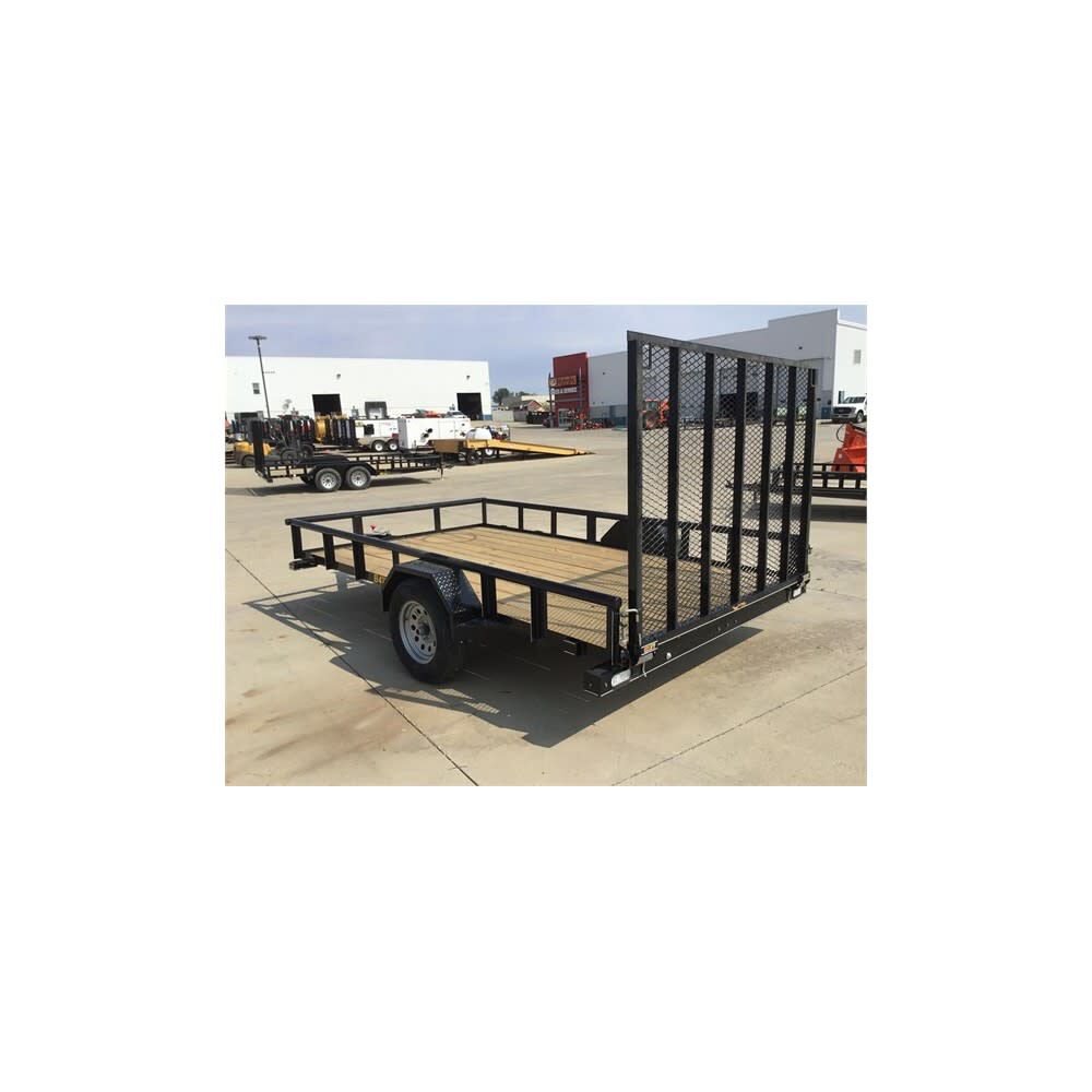 HD Pro 8412 Pipe Top 12' 3500 Lbs Single Axle Utility Trailer New DL8412A135