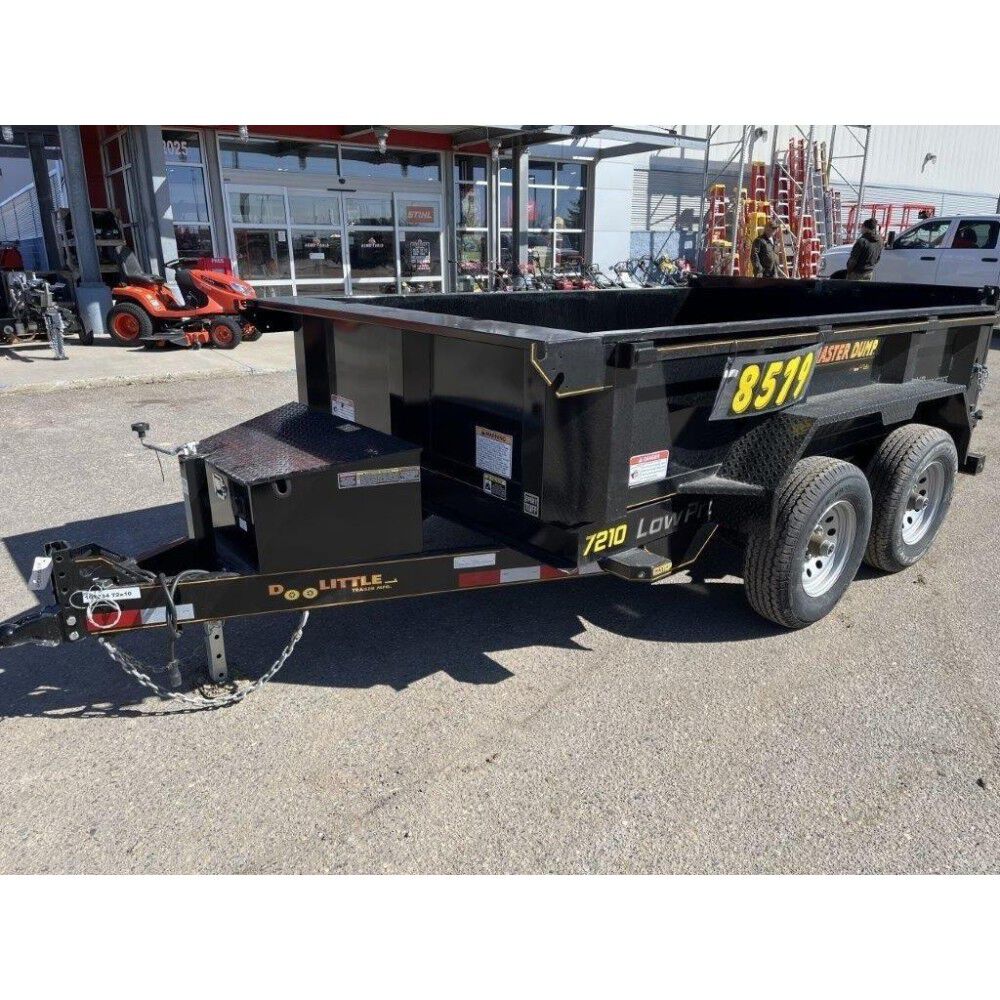 Master Dump Low Pro 10ft Tandem Axle Dump Trailer MD7210A210