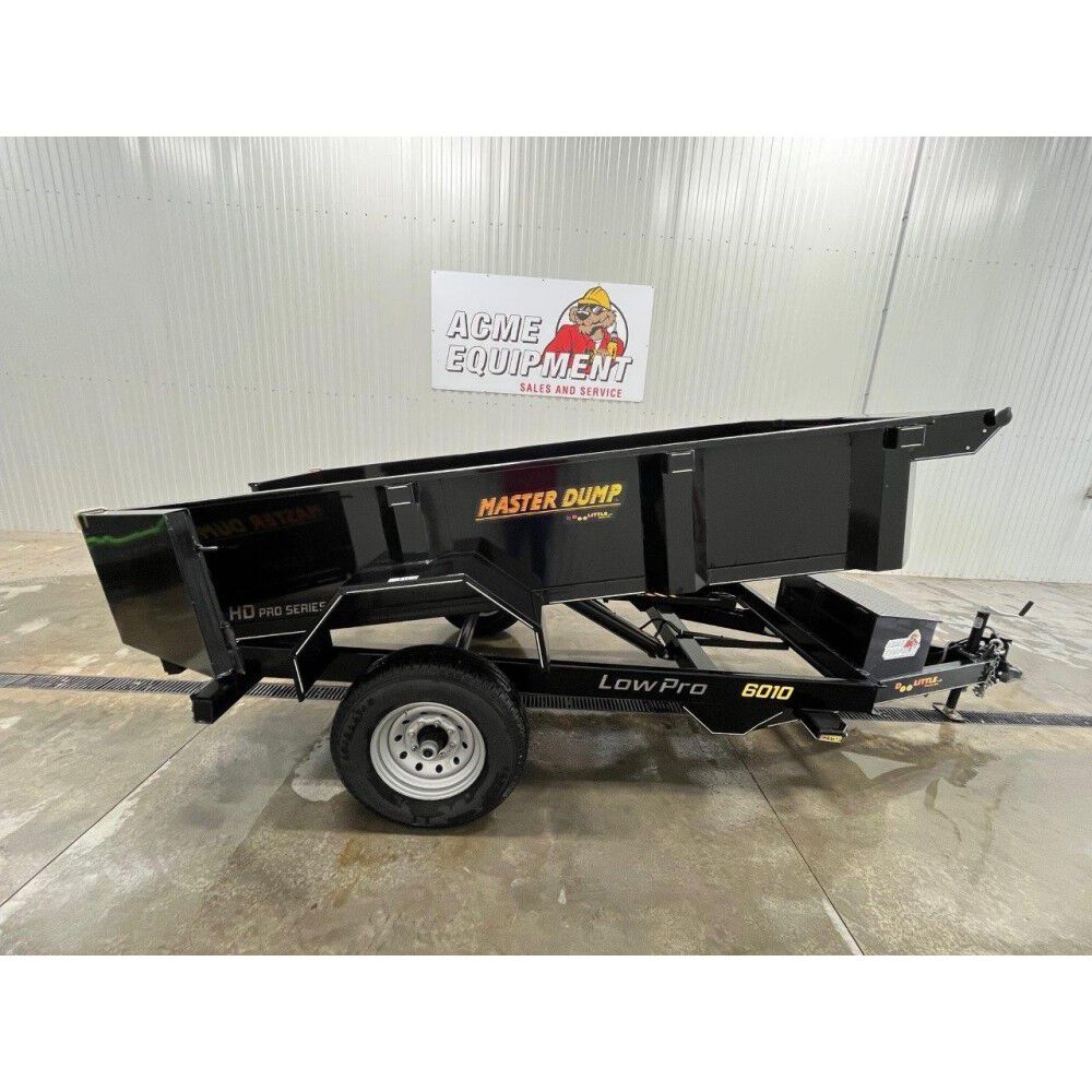 MD6010A107 10ft Bed Length Single Axle Master Dump Trailer MD6010A107