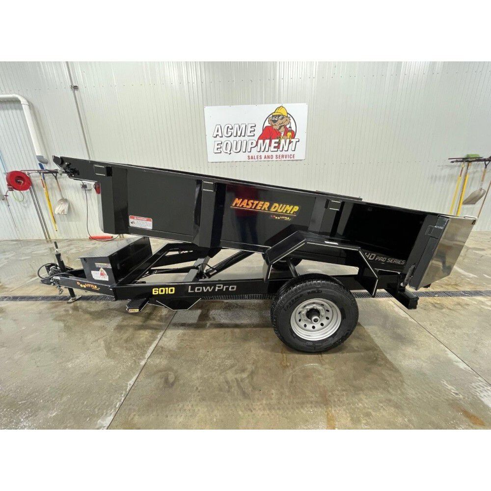 MD6010A107 10ft Bed Length Single Axle Master Dump Trailer MD6010A107