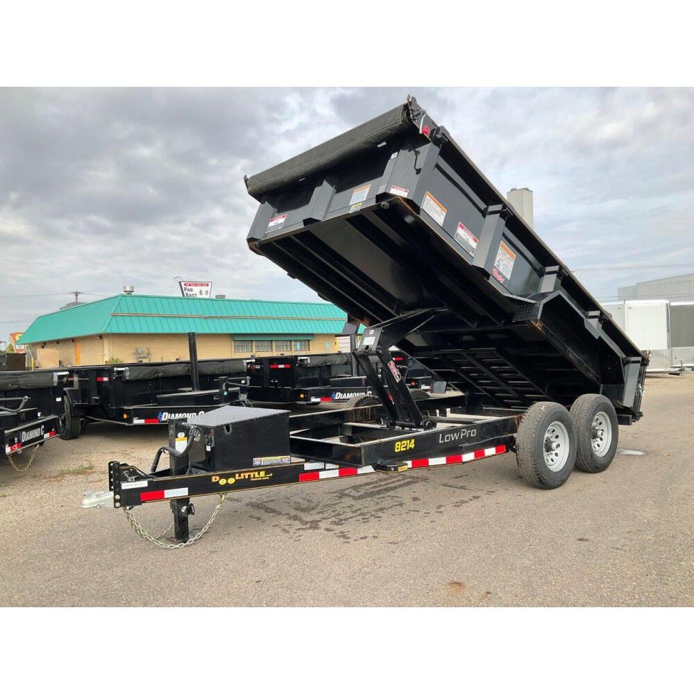 MDD8214A207 14ft Bed Length Tandem Axle Master Dump Trailer MDD8214A207