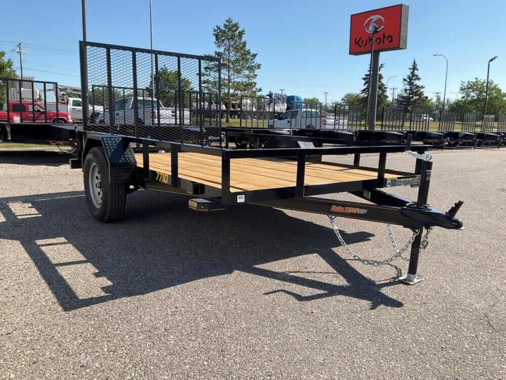 Rally Sport 7710 10' x 77in Single Axle Open Utility Trailer RS7710