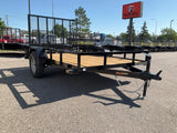 Rally Sport 7710 10' x 77in Single Axle Open Utility Trailer RS7710