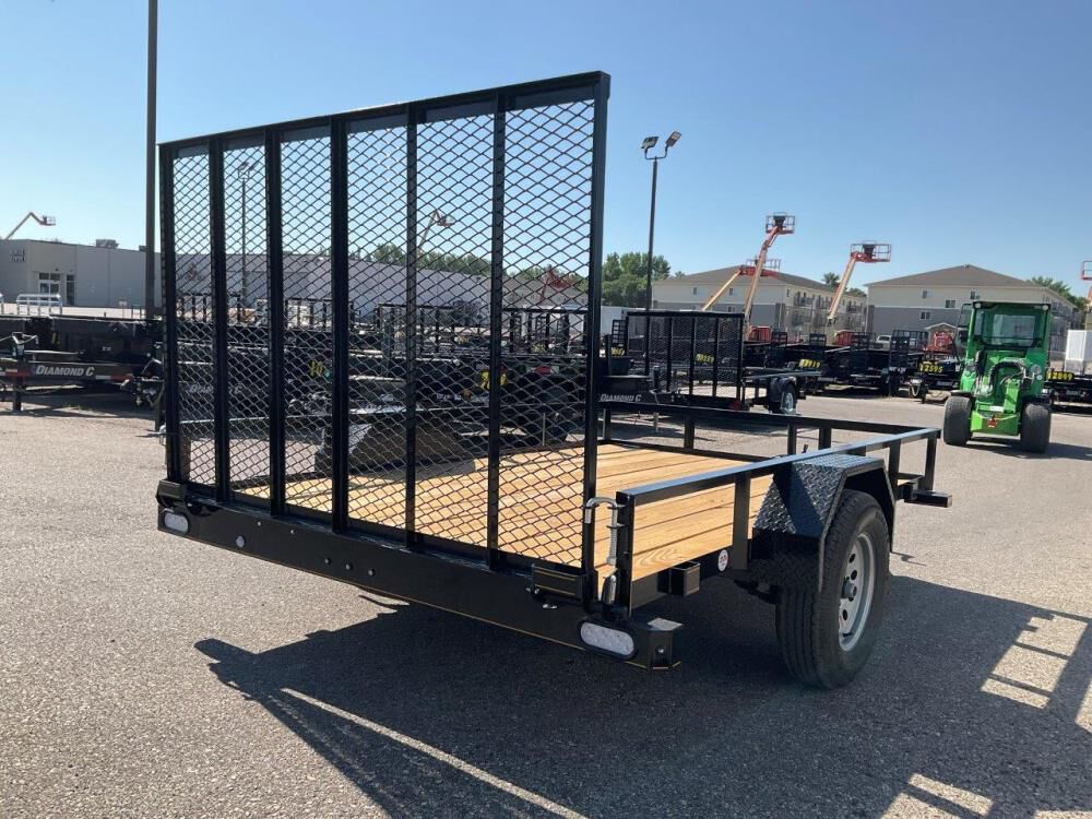 Rally Sport 7710 10' x 77in Single Axle Open Utility Trailer RS7710