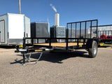 Rally Sport 7710 10' x 77in Single Axle Open Utility Trailer RS7710