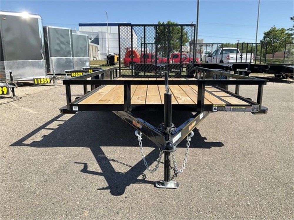 Rally Sport Open Utility Trailer 12'x77in Single Axle RS7712A135