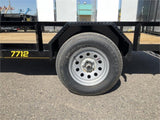 Rally Sport Open Utility Trailer 12'x77in Single Axle RS7712A135