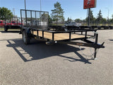 Rally Sport Open Utility Trailer 12'x77in Single Axle RS7712A135