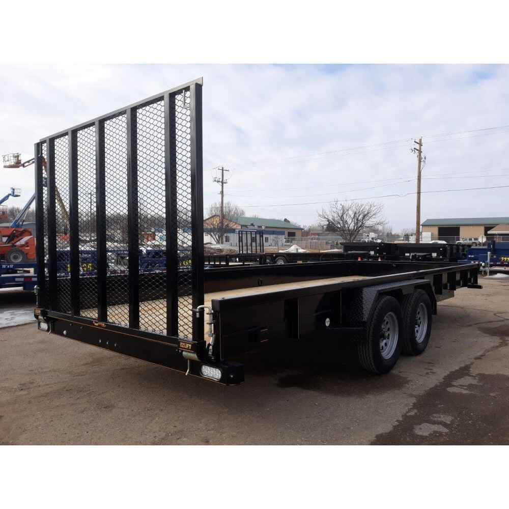 SS8420A235 20 Ft. Bed Length Open Tandem Axle Utility Trailer SS8420A235