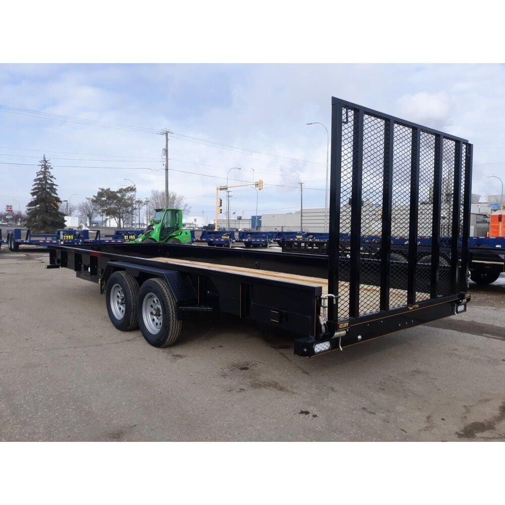 SS8420A235 20 Ft. Bed Length Open Tandem Axle Utility Trailer SS8420A235