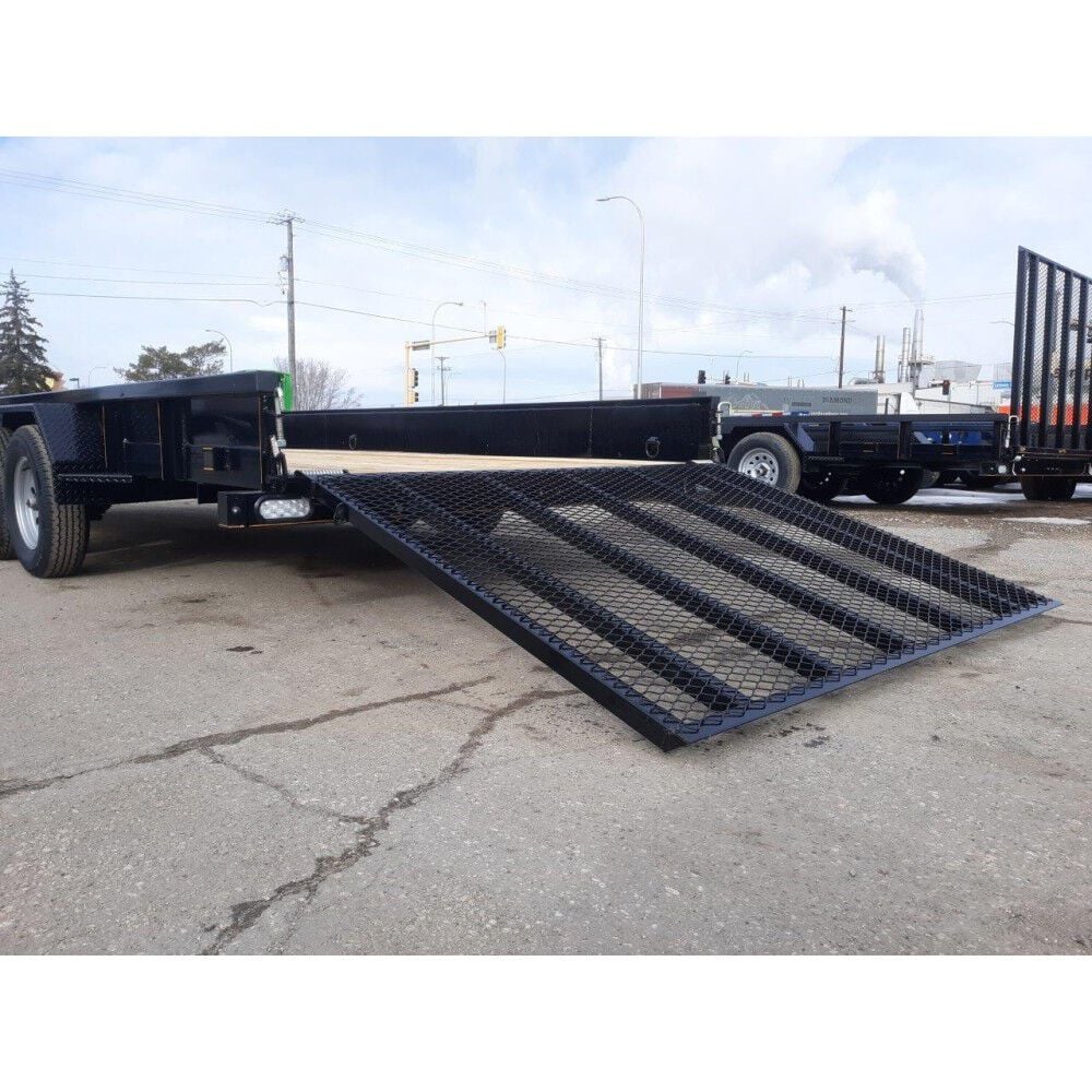 SS8420A235 20 Ft. Bed Length Open Tandem Axle Utility Trailer SS8420A235