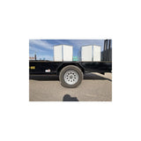 Steel Sided 7714-SS 12' x 77in Single Axle Open Utility Trailer SS7714