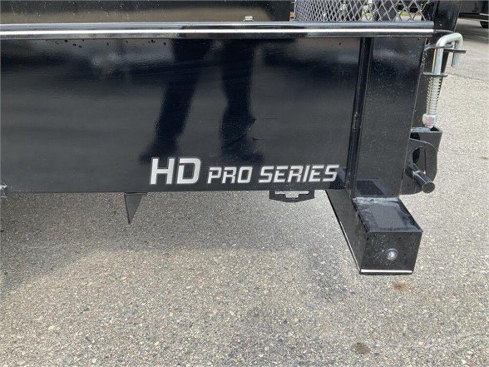 Trailer Mfg Steel Sided Open Utility Trailer 12'x84in Single Axle HD Pro Toolbox SS8412A135