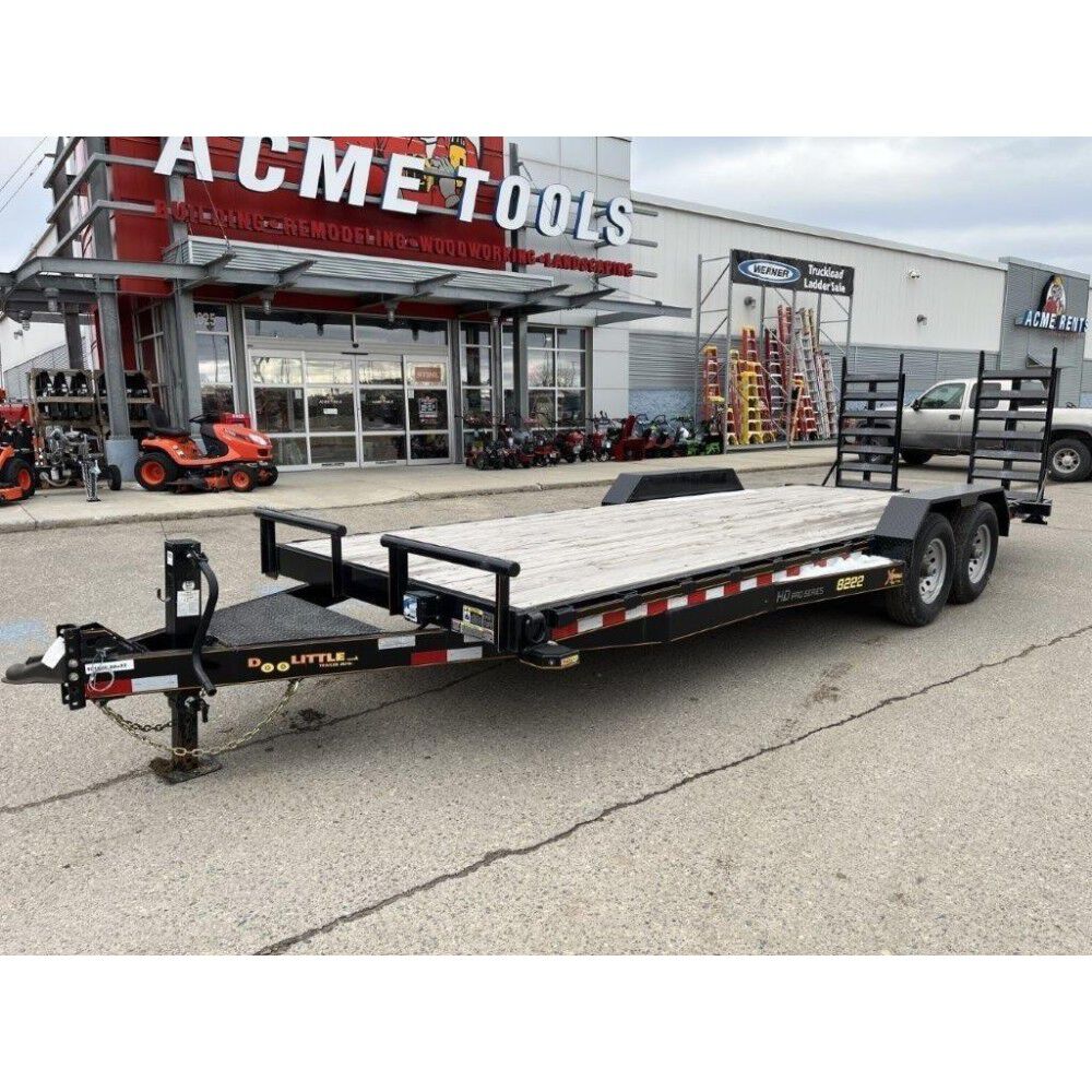 XT8222A207 22ft Bed Length Tandem Axle Equipment Trailer XT8222A207