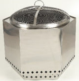 Firepit Bundle Smokeless Stainless Steel 23.5in 895029