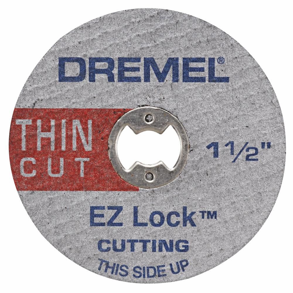 EZ-Lock 5-Piece Aluminum Oxide 1-1/2-in Cutting Wheel Accessory EZ409