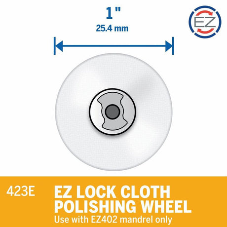 Cloth 1-in Cleaning/Polishing Wheel Accessory 423E