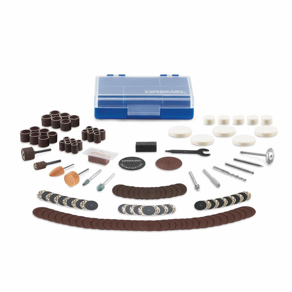 130-Piece Aluminum Oxide Set Multipurpose Accessory Kit 730CS