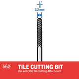 1/8 In. Tile Cutting Bit 562