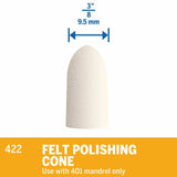 3/8 In. Polishing Felt Tip 422