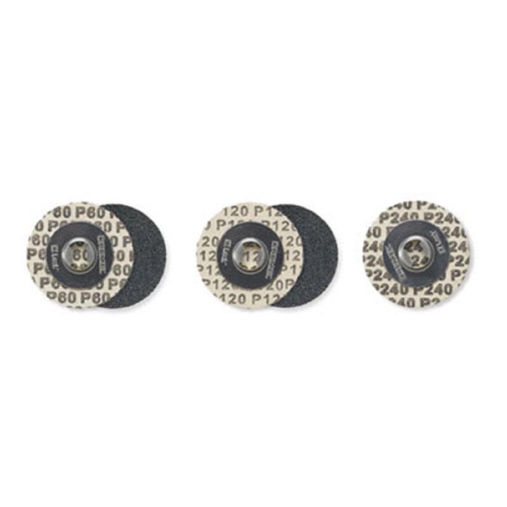 EZ Lock 5-Piece Emery 1-1/4-in Sanding Disc Accessory Kit EZ414SA