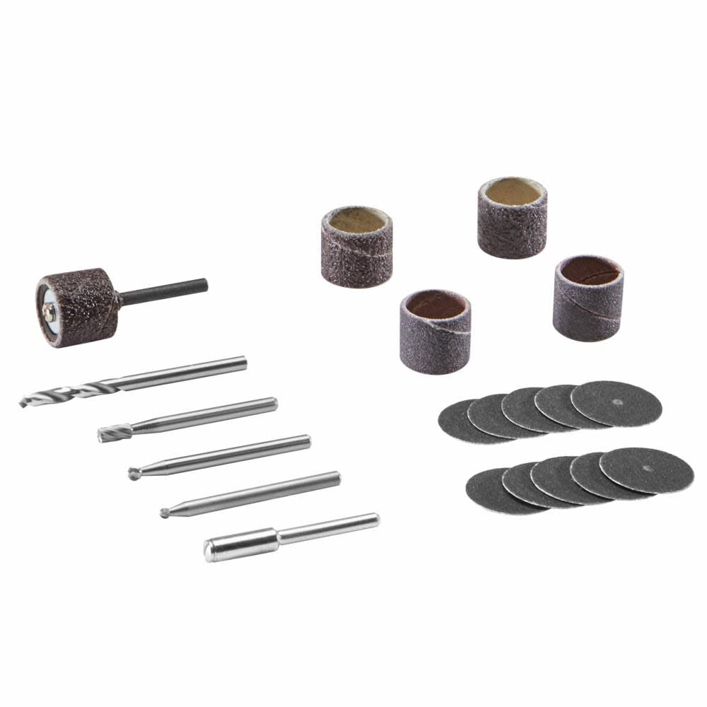 20-Piece Diamond Grit Set Wood Engraving Bit Accessory Kit 733-01