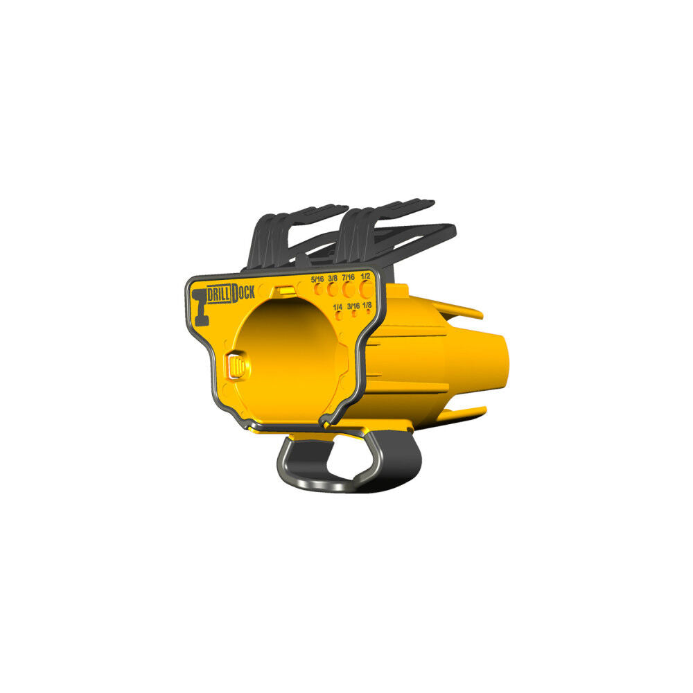 Magnet Drill Dock Yellow Universal Fit Heavy Duty DD-Y-1P-RBD