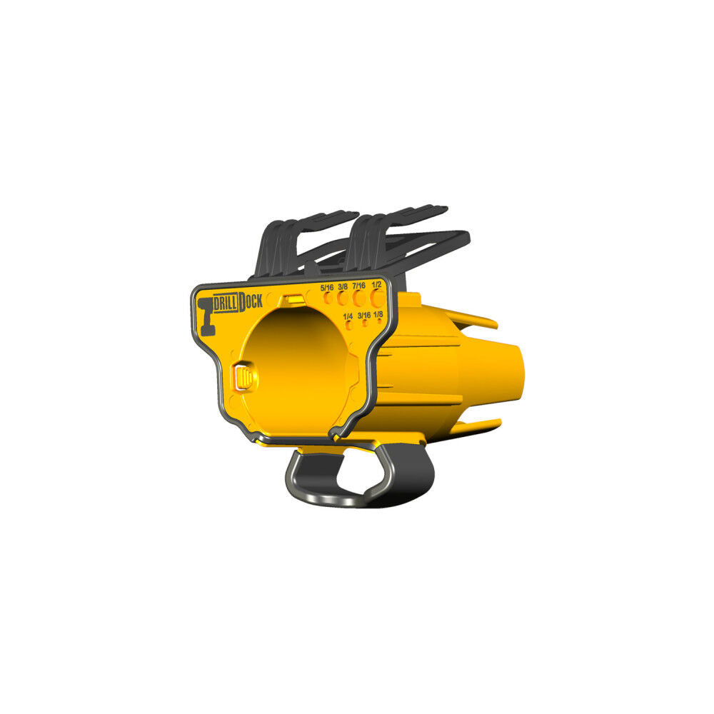 Dock Magnet Drill Dock Yellow Universal Fit Heavy Duty DD-Y-1P-RBD