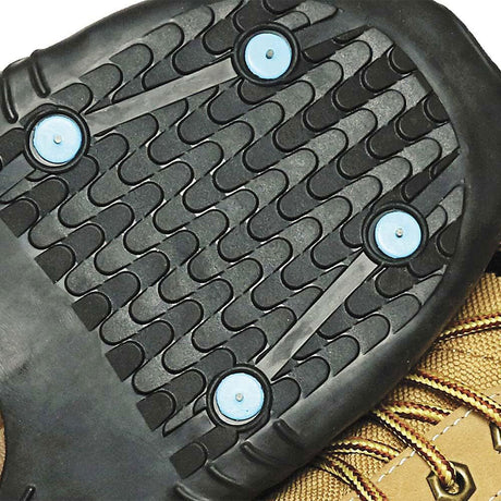 North All Purpose Over the Shoe, Slip Resistant Footwear Traction Aid with Grip Carbide Spikes, Pulse Grip Tread Pattern V3550370S290