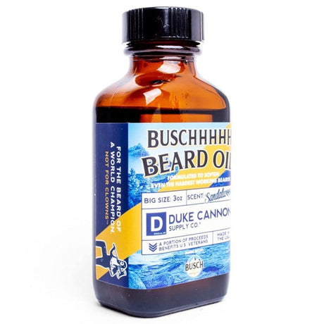 Cannon 3oz Busch Beard Oil with Refreshing Sandalwood Scent 04BDOILBUSCH1