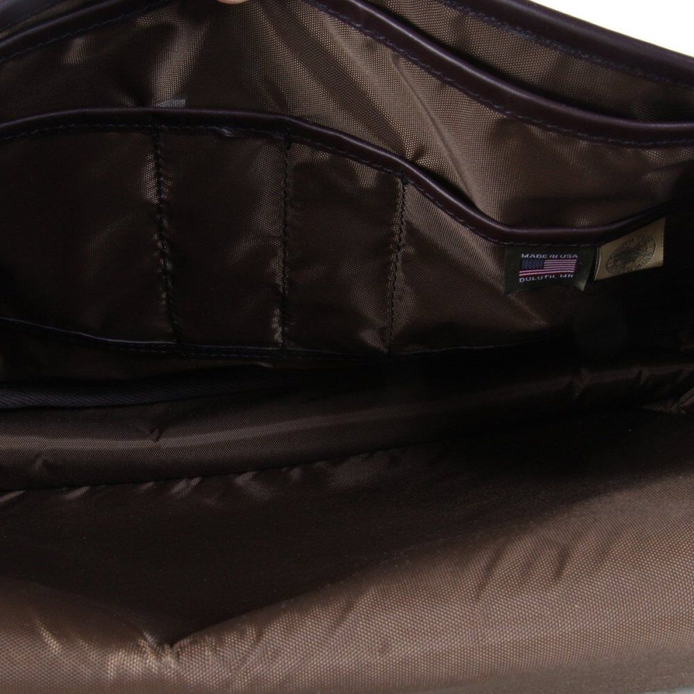 Pack 12 Liter Capacity Brown Smooth Leather Book Bag L-135-BRN