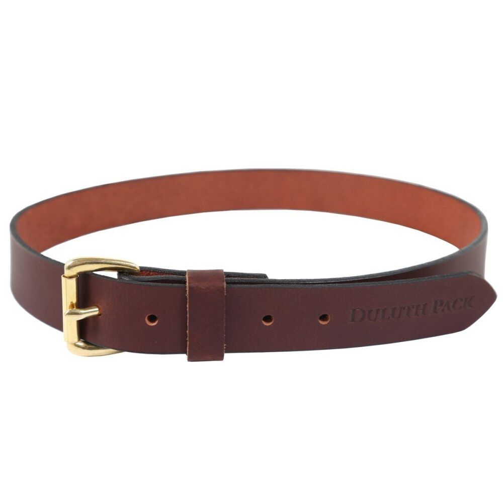 Pack 1.25 In. W x 42 In. Waist Size Brown Leather Belt DP-201-BRN-42