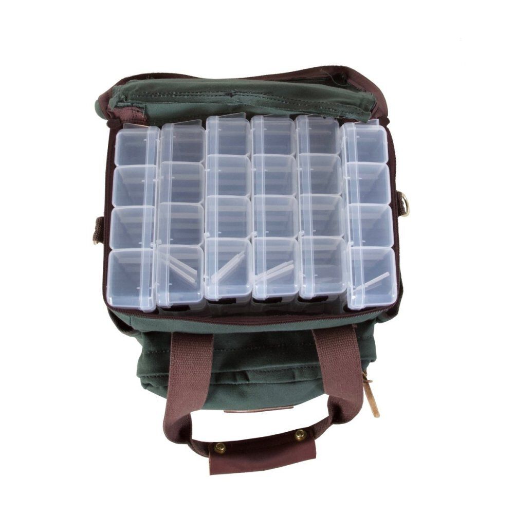 Pack 13 Liter Capacity Olive Drab Soft Sided Tackle Box B-350-OD