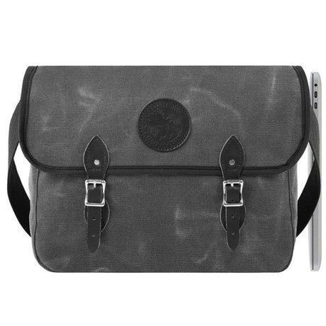 Pack 15 In. 12 Liter Capacity Wax Grey Laptop Book Bag B-138-15-WAX-GRY