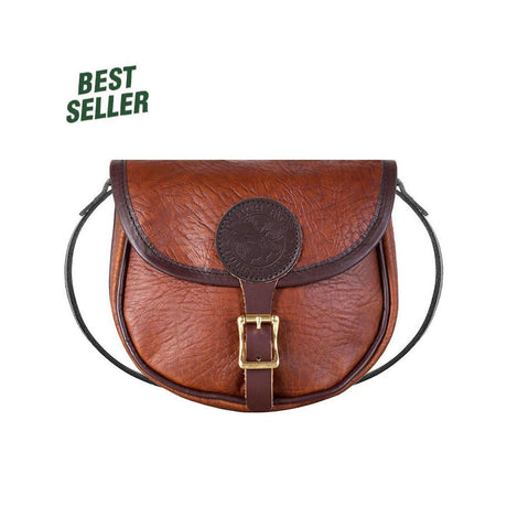 2 Liter Capacity Small Bison Leather Shell Purse LB-050