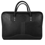 23 Liter Capacity Pebbled Leather Computer Briefcase LP-726