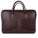 23 Liter Capacity Pebbled Leather Computer Briefcase LP-726