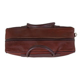 23 Liter Capacity Bison Leather Computer Briefcase LB-626