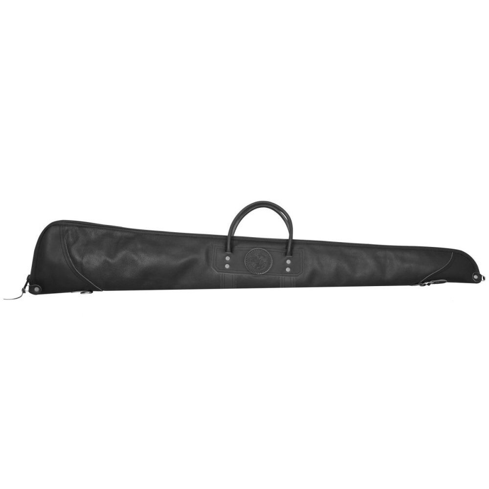 Pack 43 In. L Black Pebbled Leather Shotgun Case Without Scope LP-510-43-BLK