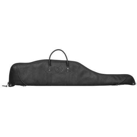 Pack 43 In. L Black Smooth Leather Rifle Case With Scope L-520-43-BLK