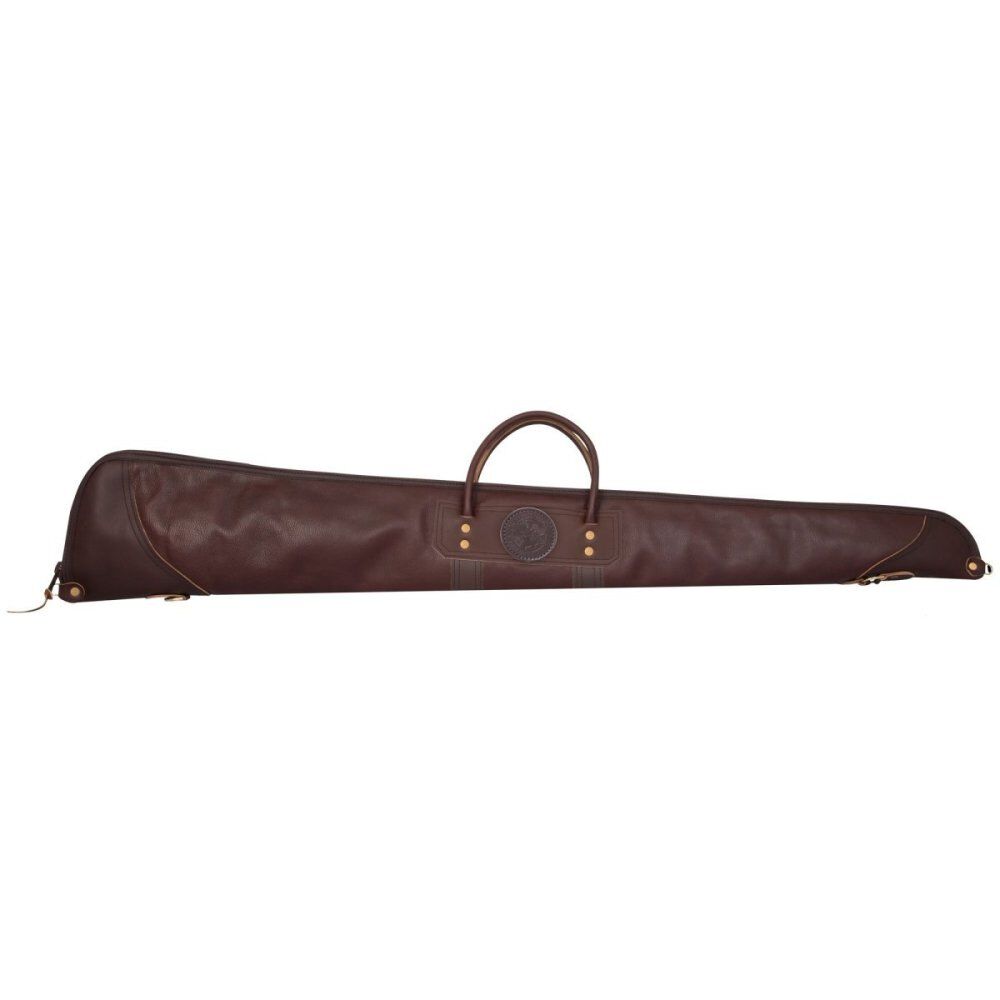 43 In. L Brown Pebbled Leather Shotgun Case Without Scope LP-510-43-BRN