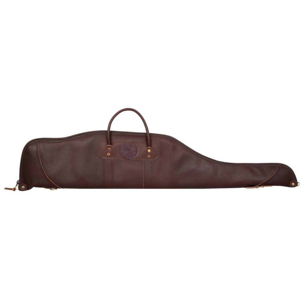 43 In. L Brown Smooth Leather Rifle Case With Scope L-520-SH-43-BRN