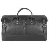 44 Liter Capacity Black Pebbled Leather Sportsman's Duffel LP-312-BLK