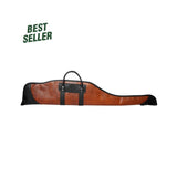 49 In. L Black Trim Bison Leather Rifle Case LB-520-49-BLK