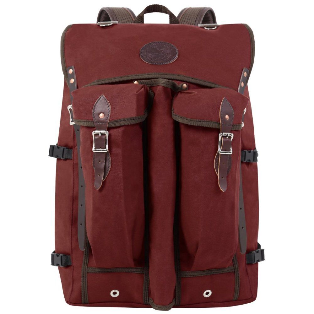 57 Liter Capacity Burgundy Canvas Bushcrafter Backpack S-150-BRG