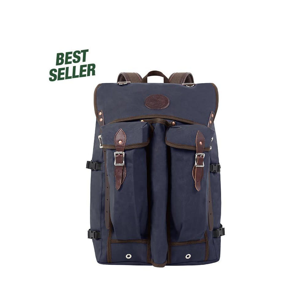 57 Liter Capacity Navy Canvas Bushcrafter Backpack S-150-NVY